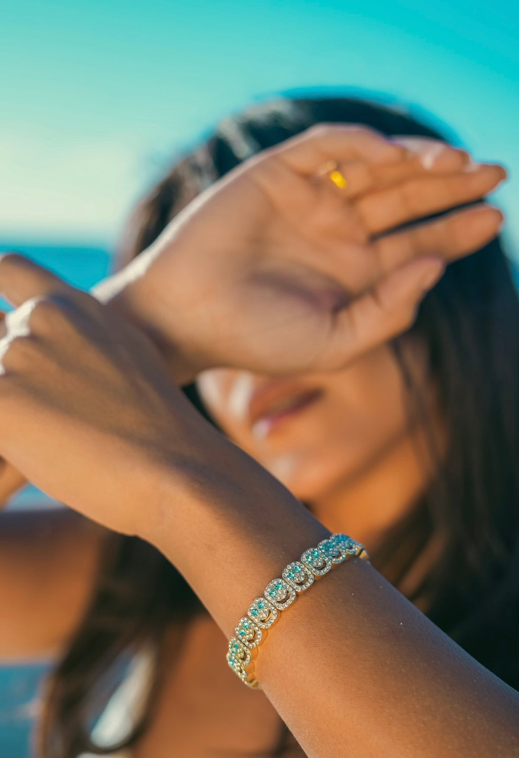 smiley faces bangle