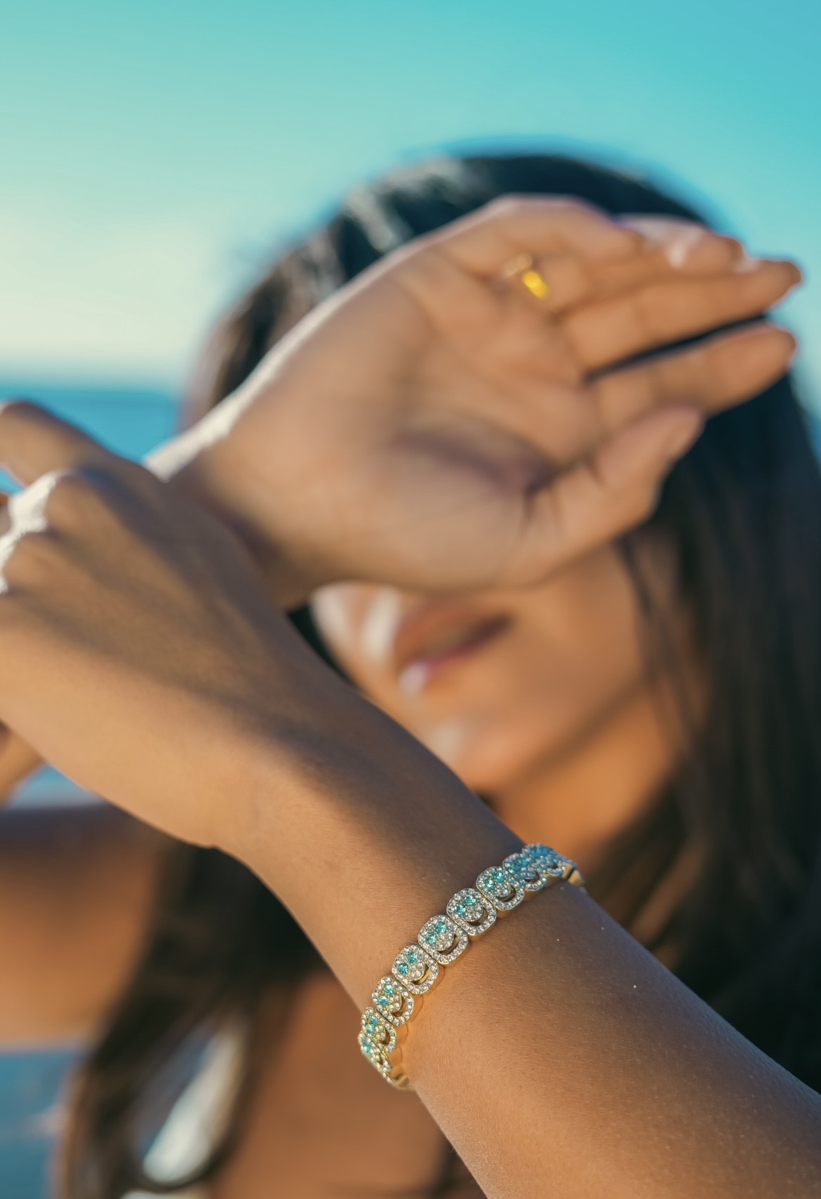 smiley faces bangle