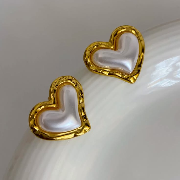 love pearl earrings