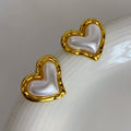 love pearl earrings
